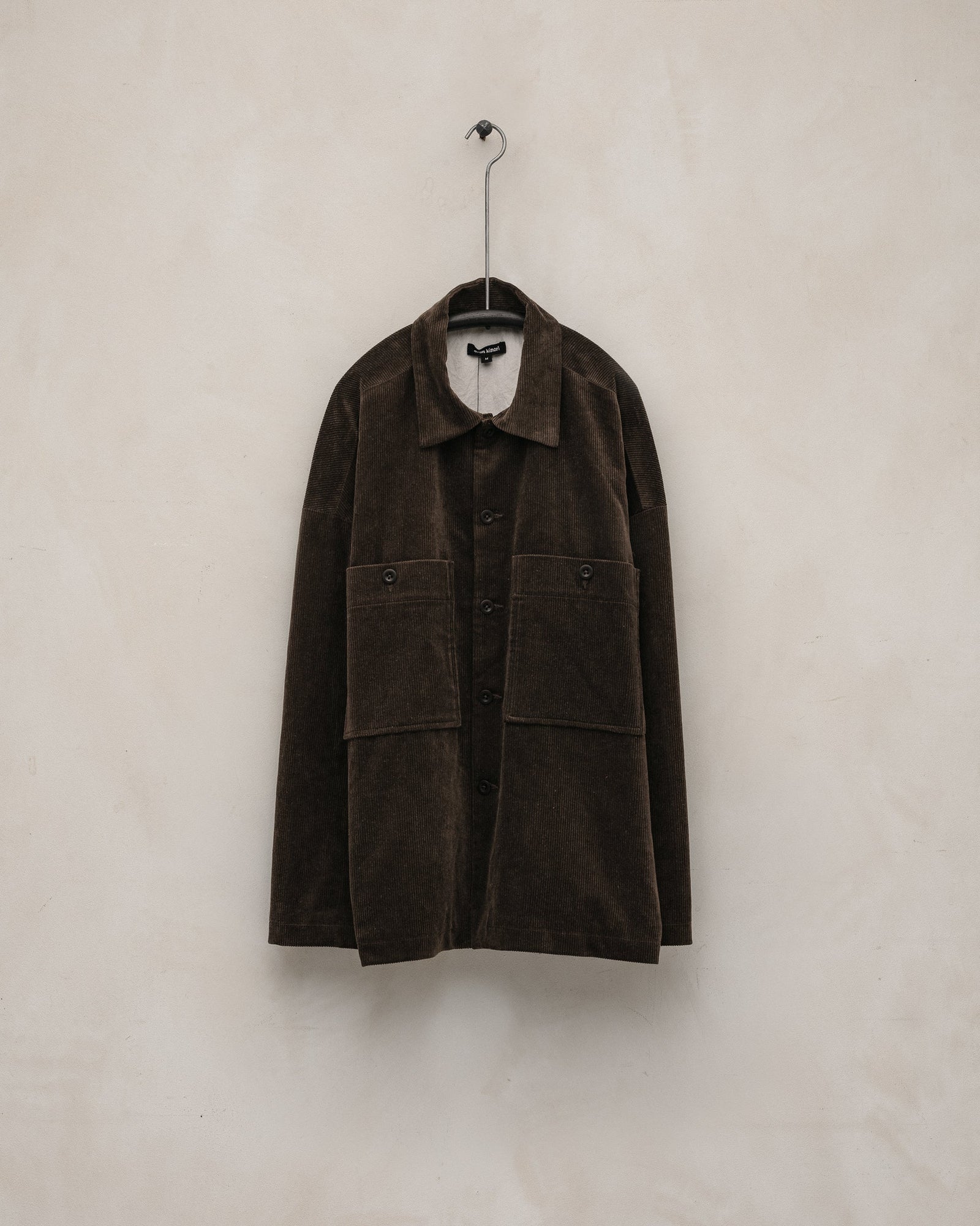 Field Shirt Two - Sumi Ink Corduroy, Brown