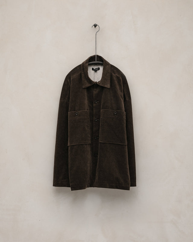 Field Shirt Two - Sumi Ink Corduroy, Brown
