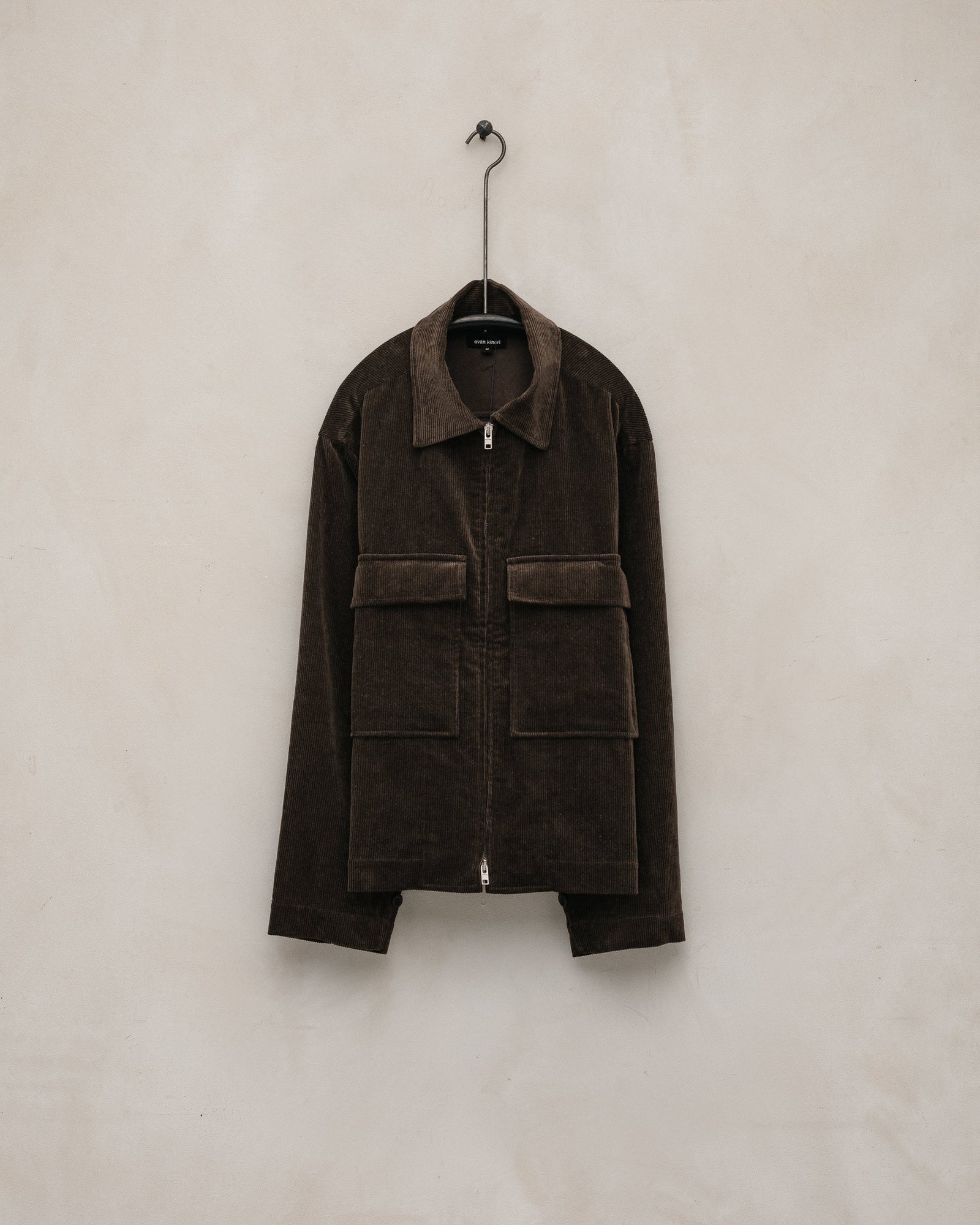 Zip Jacket - Sumi Ink Corduroy, Brown