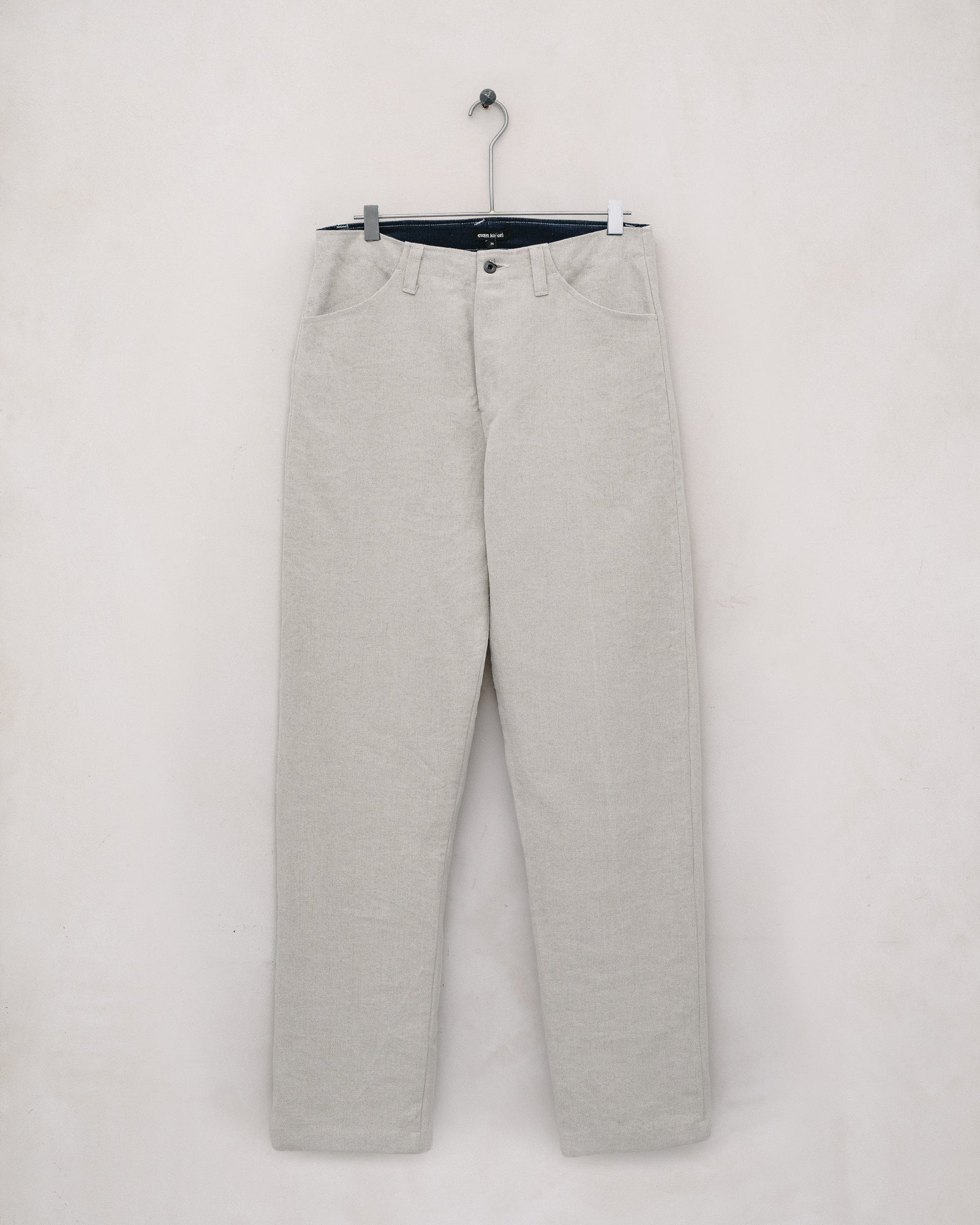 Four Pocket Pant Tumbled Hemp Canvas
