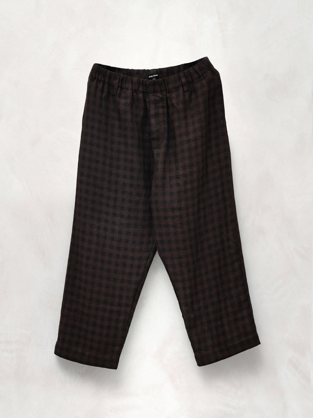 Elastic Pant - Irish Linen Check