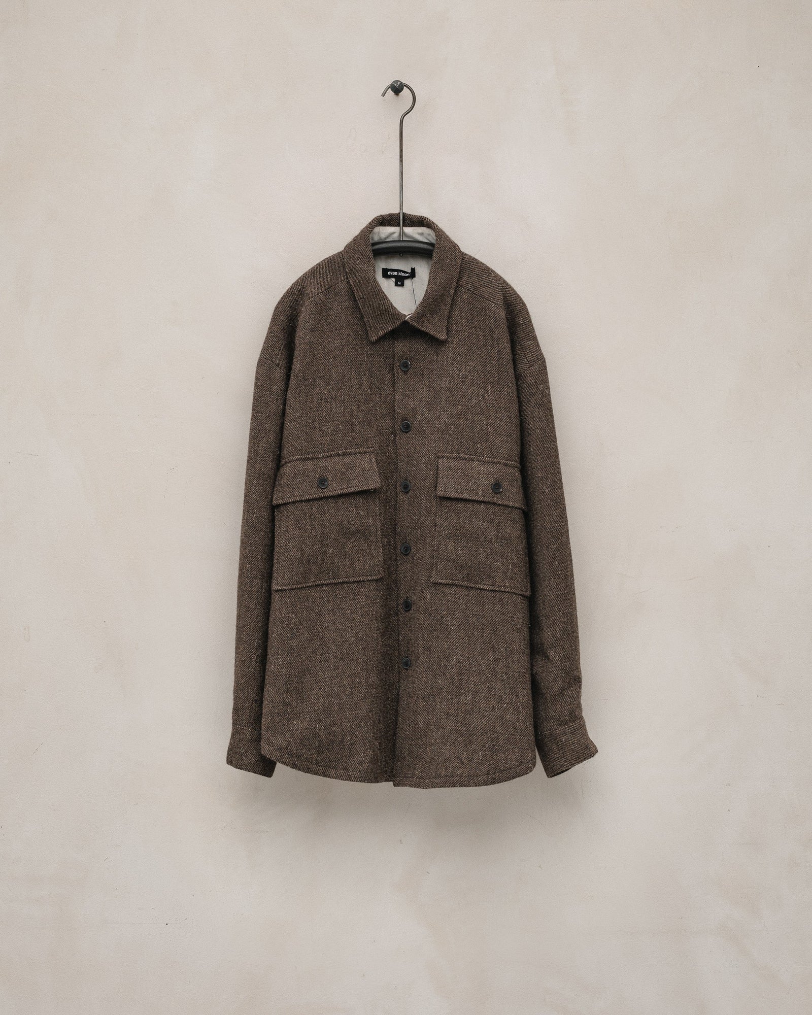Big Shirt Fox British Wool Twill Brown