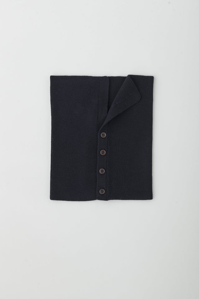 Elba Merino Neckwarmer in Black