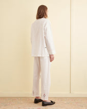 Embroidered Blackjack Pajama Shirt
