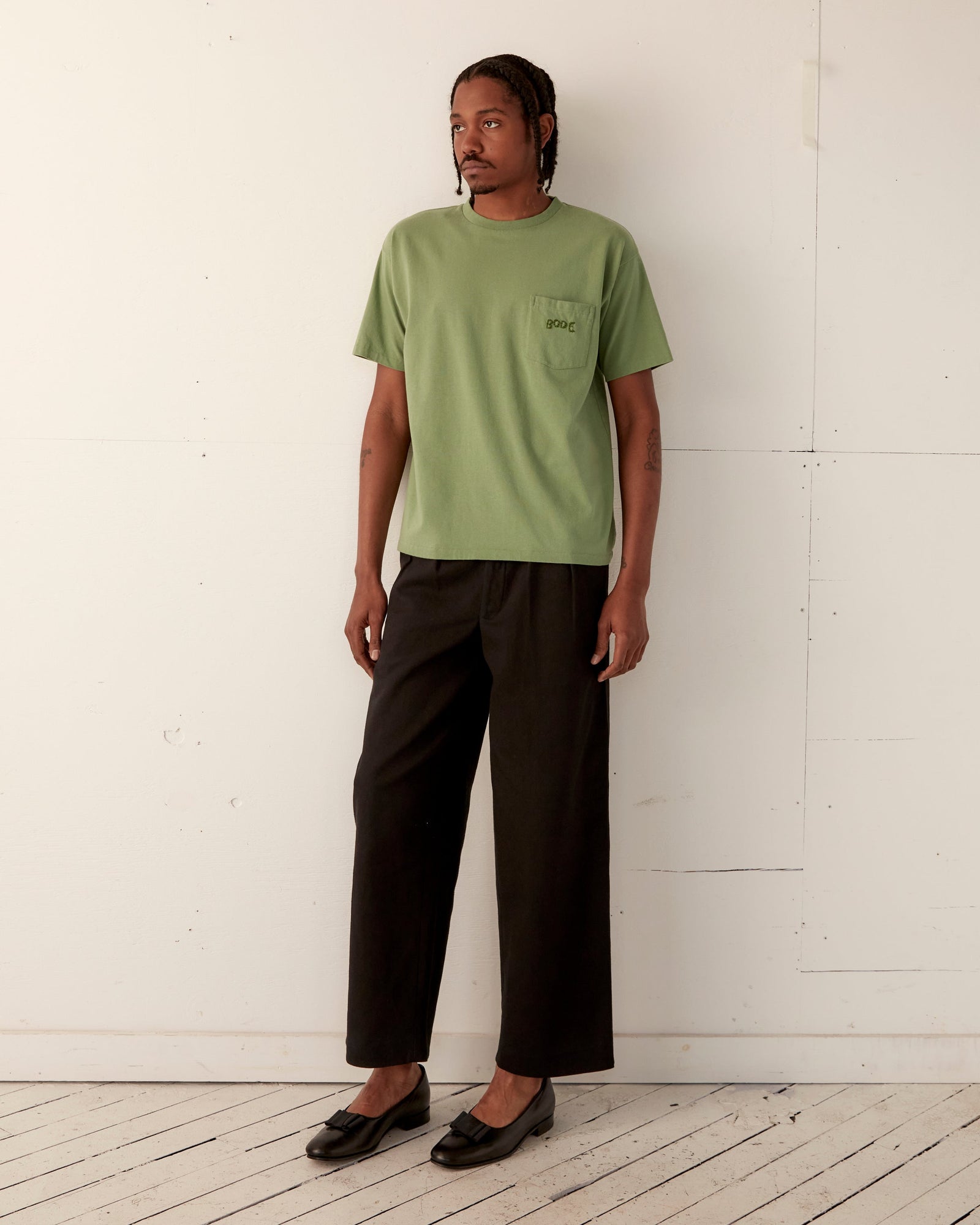 Bode Pocket Tee Ivy