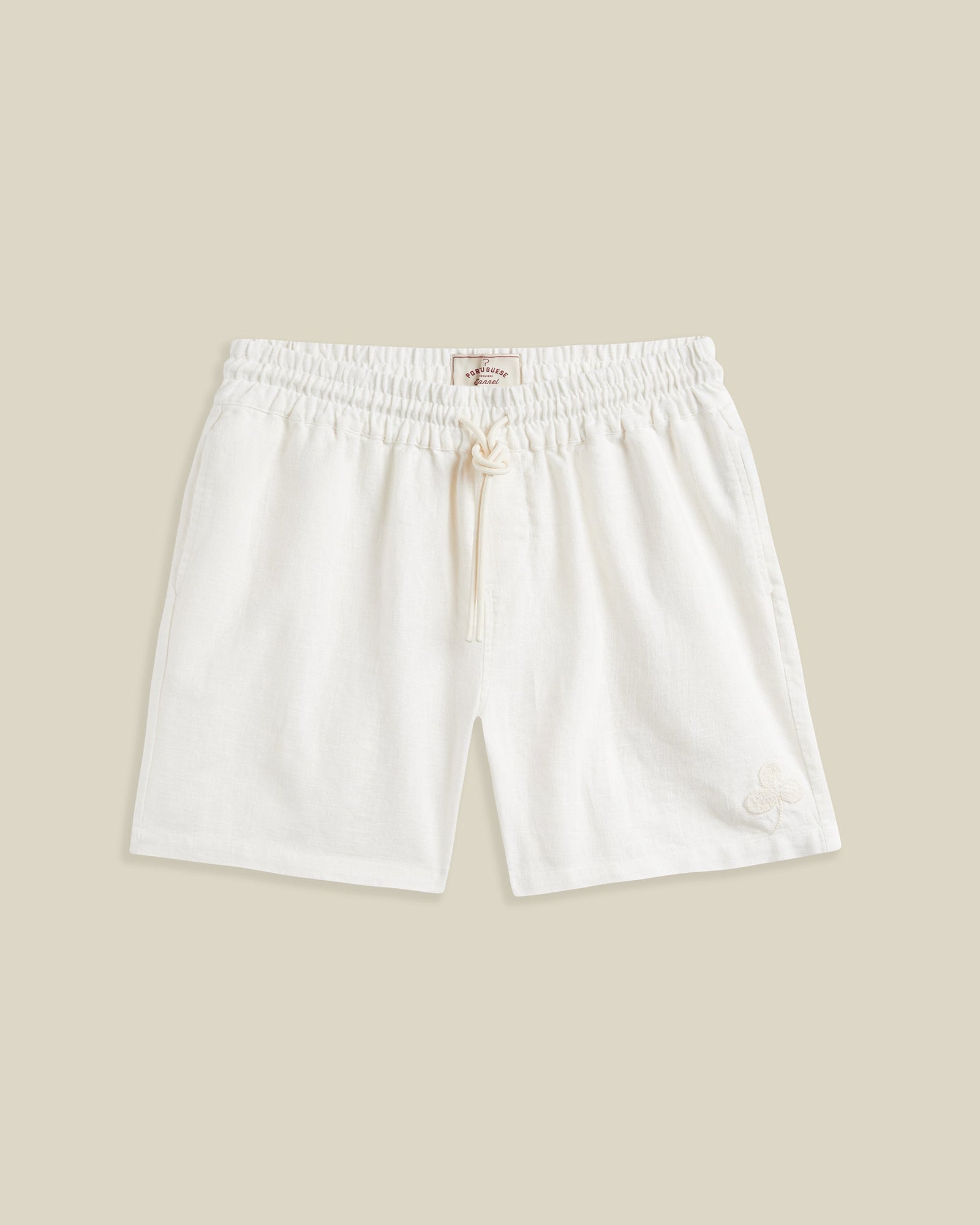 Embroidery Nature Ramie Shorts