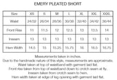 EMERY PLEATED BIG SHORTS - BLACK FEATHERWEIGHT MICRO RIPSTOP NYLON