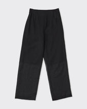 Sheer Easy Pants, Black
