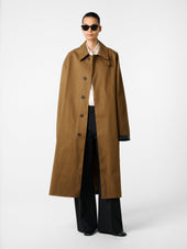 SN x Mackintosh Ettrick Mac Coat in Peat