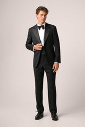 Tuxedo Jacket - Wool - Black