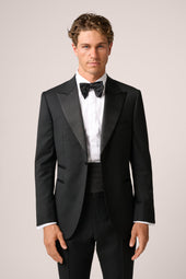Tuxedo Jacket - Wool - Black