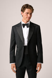 Tuxedo Jacket - Wool - Black