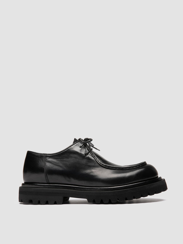 EVENTUAL DD 109 - Black Leather Derby Shoes