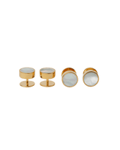 White Mother of Pearl Shirt Studs
