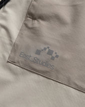 EAST STUDIES MS-120 SHIFT JACKET - STONE / MORCELLA WEATHER-REPELLENT 3L BONDED MEMBRANE