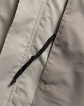EAST STUDIES MS-120 SHIFT JACKET - STONE / MORCELLA WEATHER-REPELLENT 3L BONDED MEMBRANE