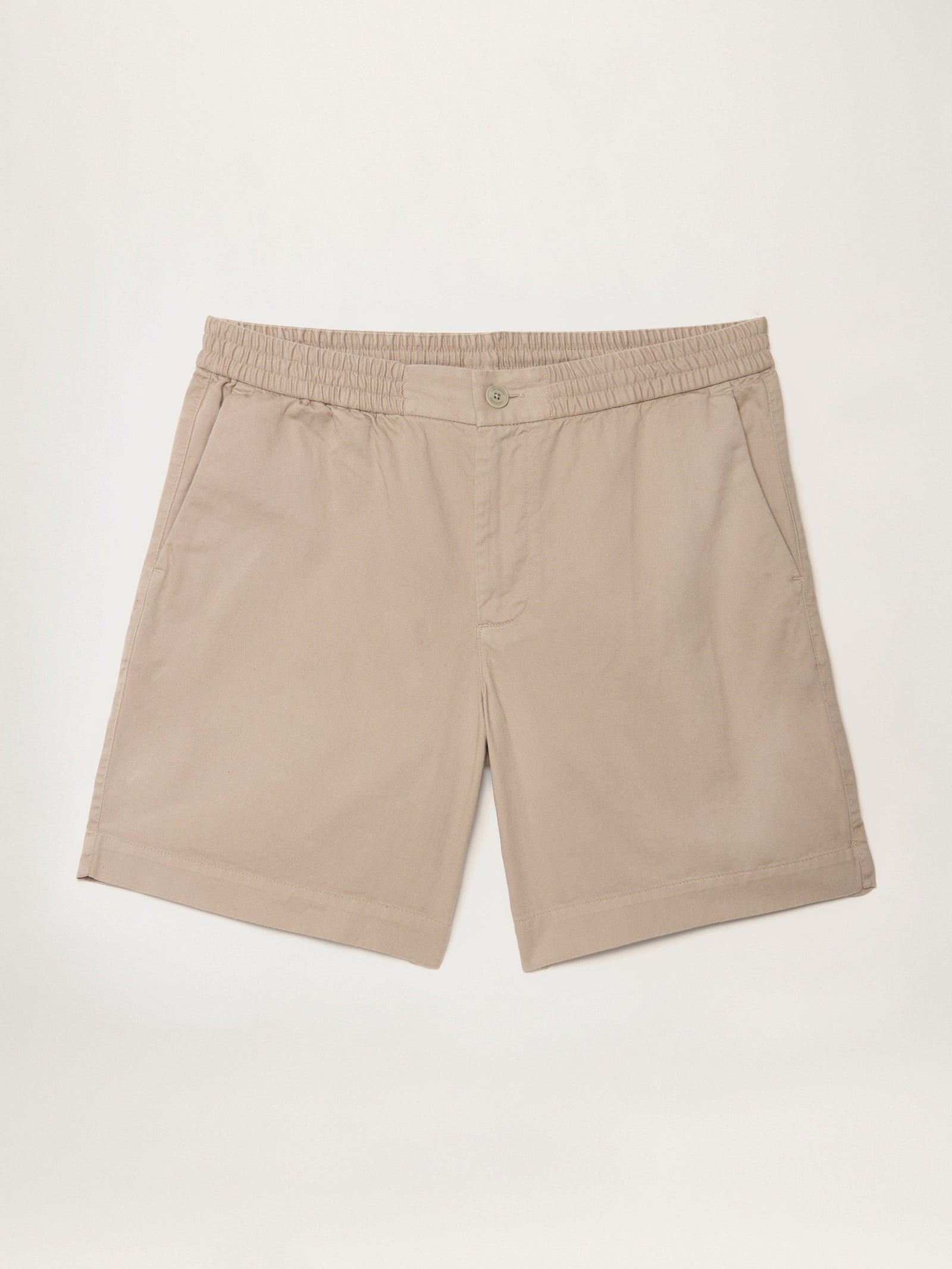 The Easy Shorts Beige Cotton