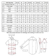 Tab Collar Shirt With Button Cuffs