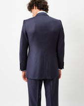 Dark Blue Double-Breasted Suit