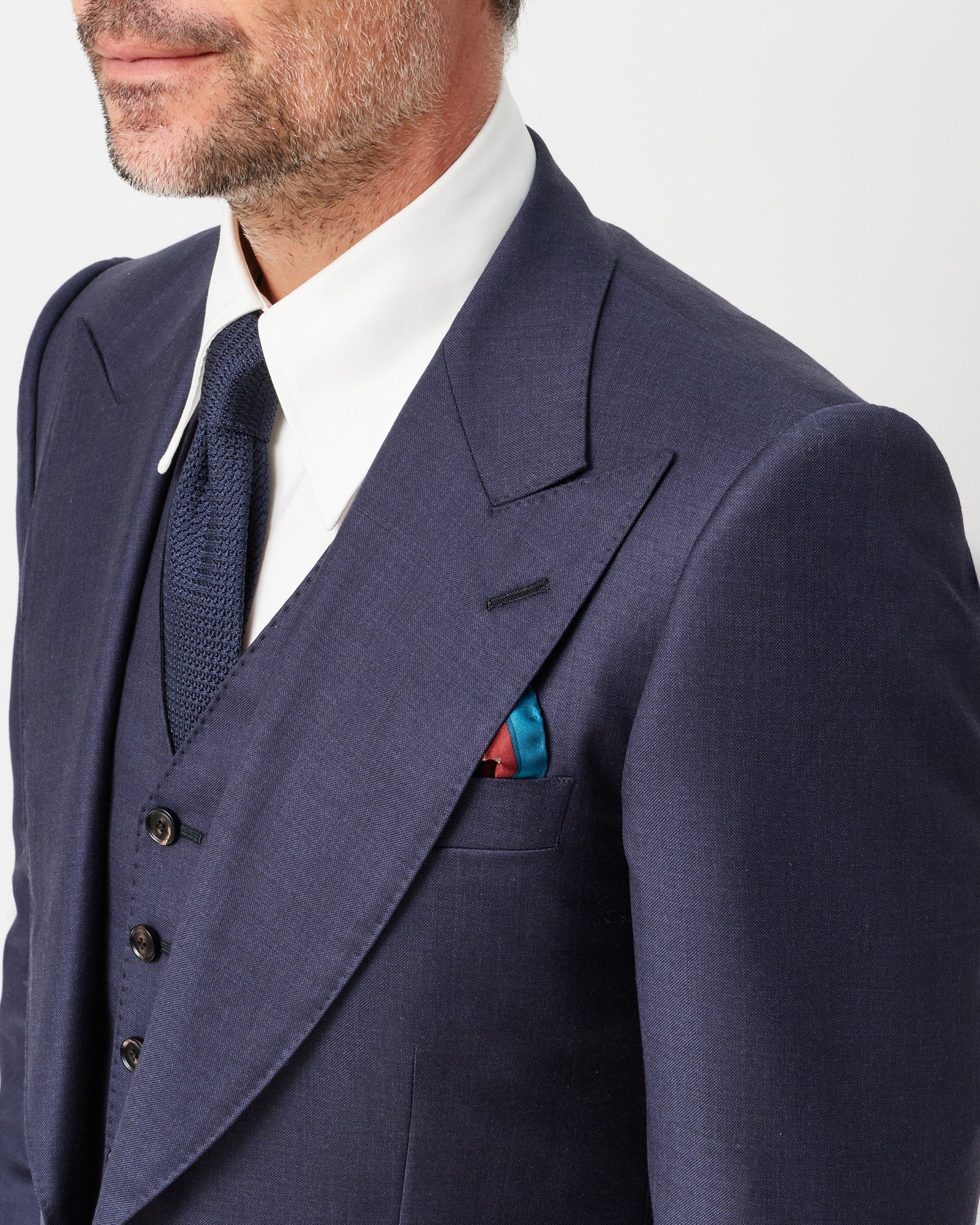 Dark Blue Contemporary Jacket