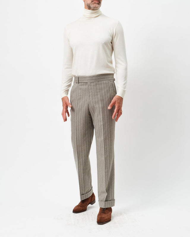 Mink Stripe Classic Trousers