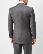 Charcoal Sharkskin Contemporary Jacket
