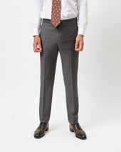 Charcoal Sharkskin Contemporary Trousers