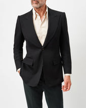Obsidian Green Gabardine Trousers