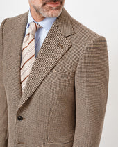 Tobacco and Tan Houndstooth Sports Jacket