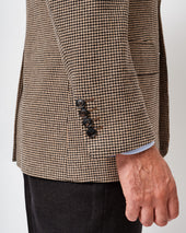 Tobacco and Tan Houndstooth Sports Jacket