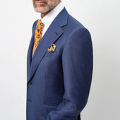 French Navy Contemporary Notch Suit