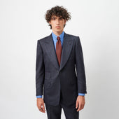 Navy and Burgundy Heritage Multi Stripe Jacket
