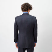 Navy and Burgundy Heritage Multi Stripe Jacket