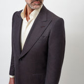 Midnight and Wine Geometric Jacket