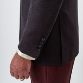 Midnight and Wine Geometric Jacket