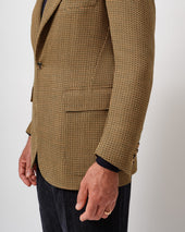 Yellow, Orange and Brown Unstructured Jacket
