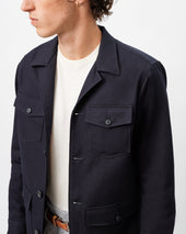 Midnight Cotton Overshirt