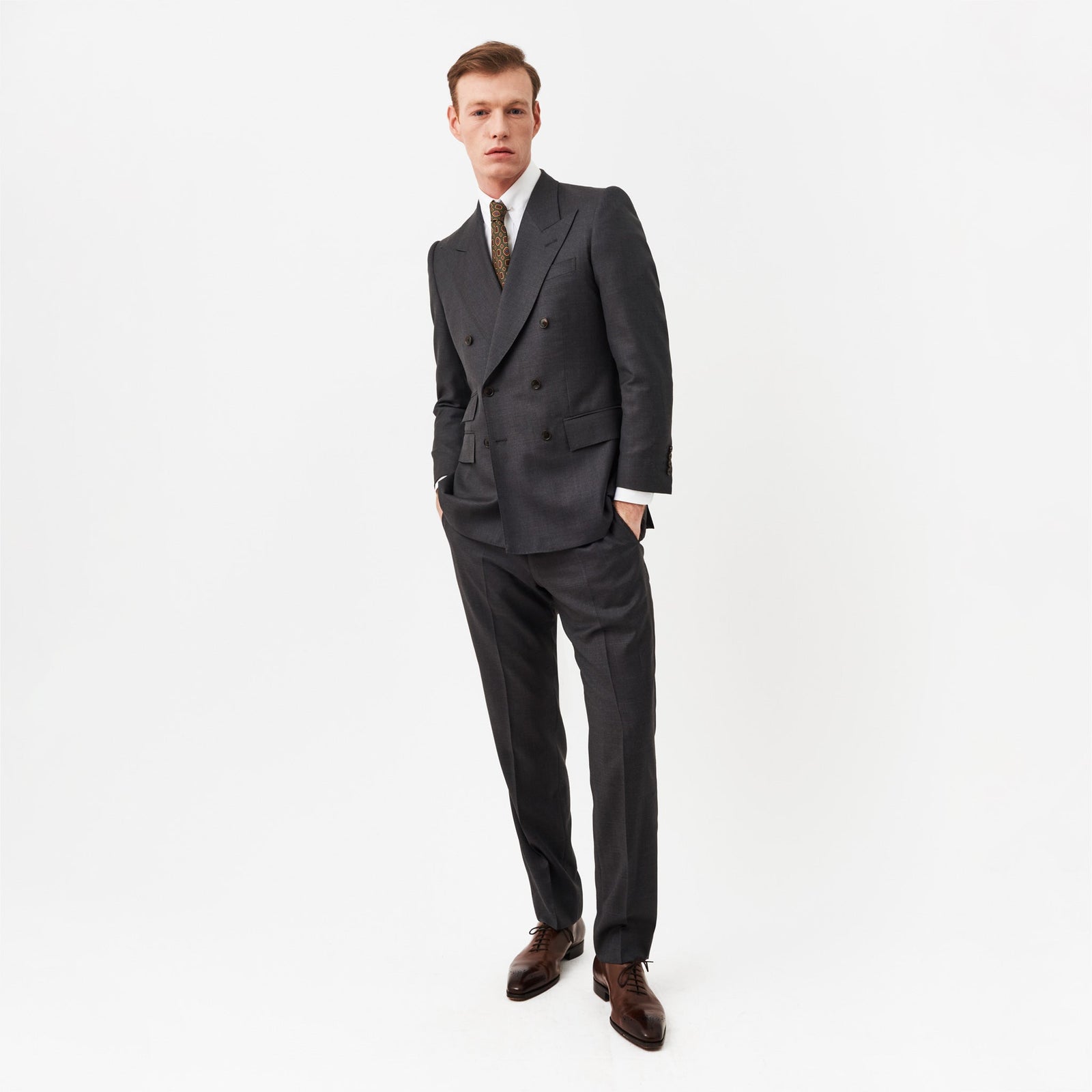 Charcoal Contemporary Trousers
