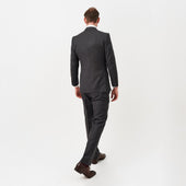 Charcoal Double-Breasted Jacket