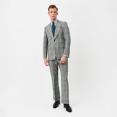 Grey and Teal Prince of Wales Heritage Jacket
