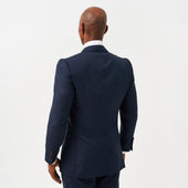 Navy Double-Breasted Jacket