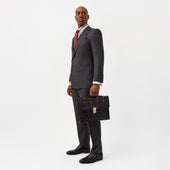 Charcoal Contemporary Jacket with Notch Lapel