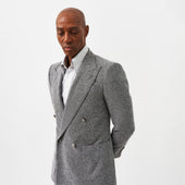 Interference Low Double-Breasted Jacket
