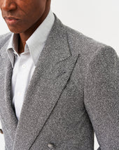 Interference Low Double-Breasted Jacket