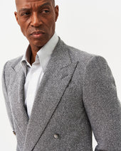 Interference Low Double-Breasted Jacket