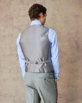 Grey Double-Breasted Waistcoat