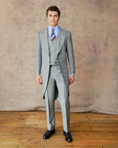 Grey Double-Breasted Waistcoat