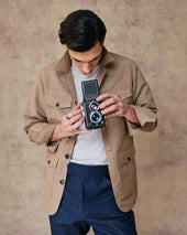 Mocha Linen Overshirt