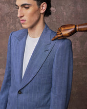 Linen Stripe Heritage Jacket