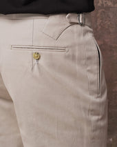 Off-White Cotton Trousers